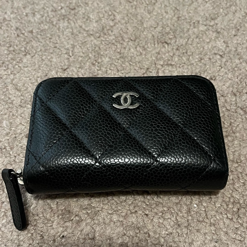 Chanel zip wallet